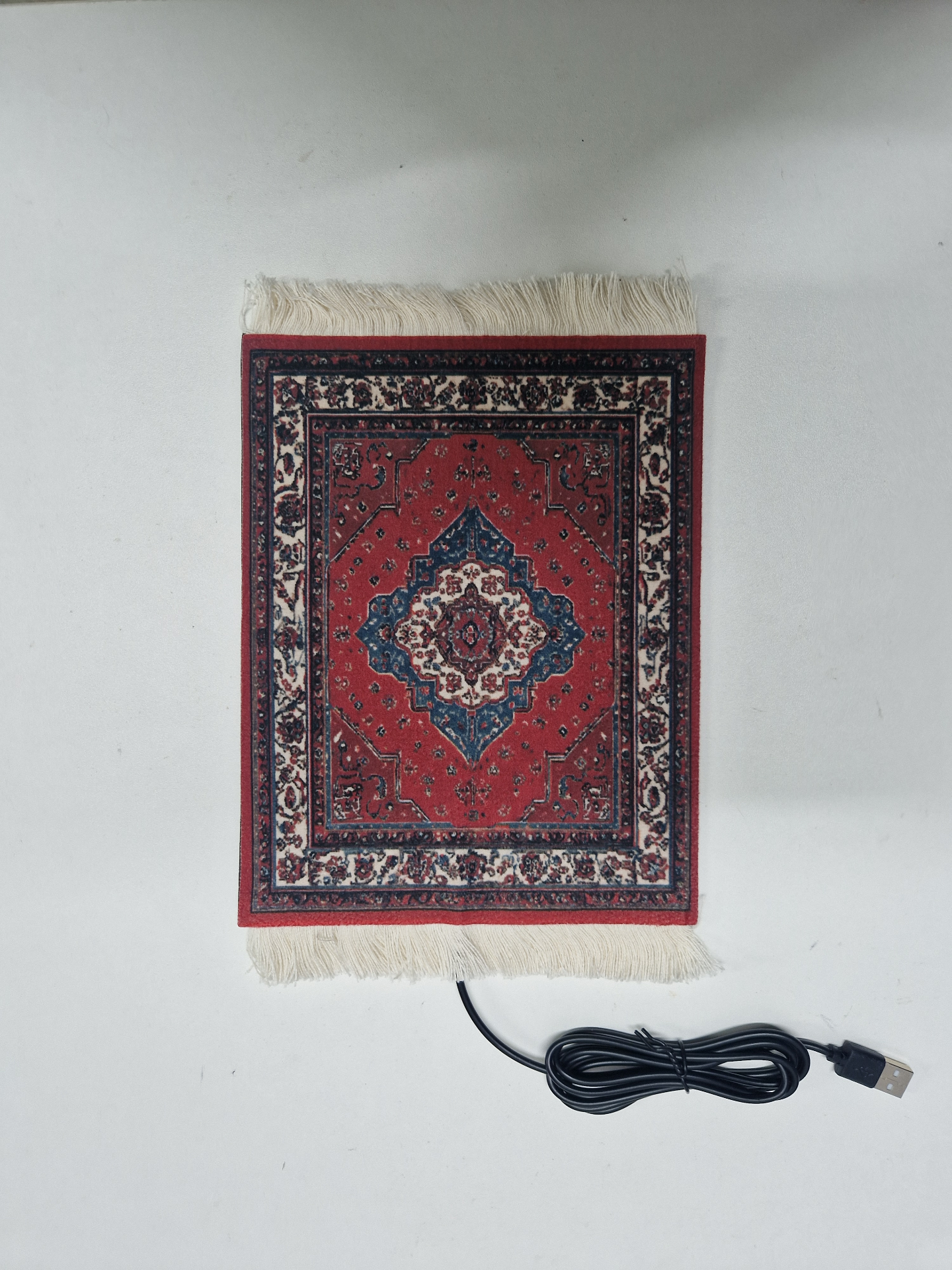 Verwarmde muismat met USB in het Perzische dessin Medallion